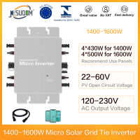 ตัวผกผัน MPPT Dasi Kotak Tenaga Surya อินเวอร์เตอร์ Dasi Kotak 1400W 1600W DC 22-60V 120V230V AC dengan Aplikasi WIFI สำหรับคุณภาพสูงมอนิเตอร์