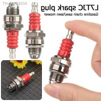 ❇☍ Three-sided Pole Spark Plug L7T 2 Stroke Electrode Gasoline Chainsaw Brush Cutter Engine 2500 3800 4500 5200 Replace Accessories