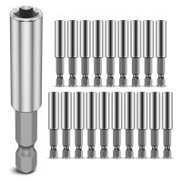 Replacement Spare Parts 20Pcs Magnetic Extension Socket Drill Bit, 1/4 Inches Hex Shank Quick Release Drill Bit Extender Adapter