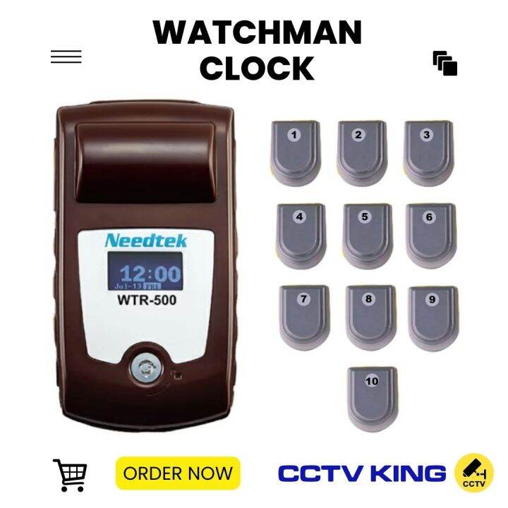 Watchman Clock, Guard tour System, Patrol Guard Lazada PH