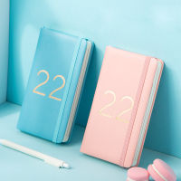 Agenda 2022 Planner Organizer Diary A6 Stationery Notebook and Journal Small Pocket Notepad Daily Sketchbook Office Note Book