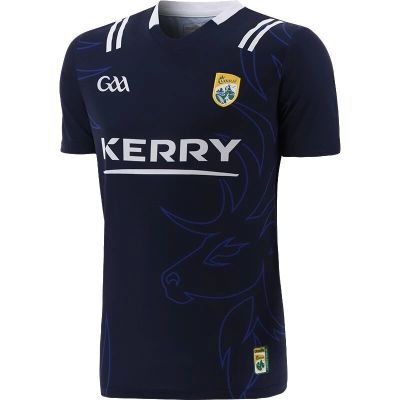 JERSEY KERRY Away Kerry [hot]2023 IRELAND size 2023/24 GAA Jersey RUGBY S--5XL TRAINING