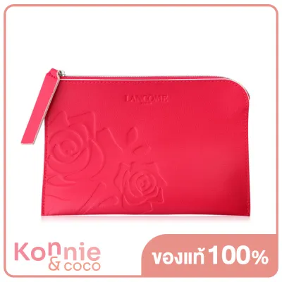 Lancome Leather Medium Bag #Pink ลังโคม กระเป๋าหนังขนาดกลางสีชมพูเรียบหรู