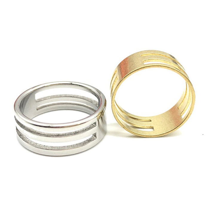 แหวนแหวนแบบยังไม่เชื่อมทำจากทองแดงสแตนเลส1ชิ้นสำหรับทำเครื่องประดับ