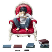 24ซม. GK Death Note L Lawliet อะนิเมะรูปกาแฟ Watari &amp; L Action Figure Light Yagami Figurine ผู้ใหญ่สะสมตุ๊กตาของเล่น