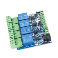 ：”{》： Modbus RTU 4 Way Relay Module DIY STM8S103 System 4 Road Input 485 Communication