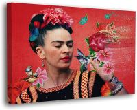 Spirituals Frida Kahlo ศิลปะบนผนังรูปแต่งบ้านโปสเตอร์เข้ากรอบผ้าใบศิลปะติดผนังงานศิลปะสำหรับห้องนั่งเล่นภาพวาดรูปภาพสำหรับห้องนอน X พร้อมที่จะแขวน Frida Kahlo Wockingbird