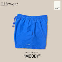 Selff.stores -  MOOD FOR SELFF WITH MOODY(BLUE) - กางเกงขาสั้น กางเกงสีน้ำเงิน กางเกงขาสั้นผู้ชาย / short men