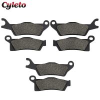 Cyleto Motorcycle Front and Rear Brake Pads Set for Can Am Outlander 450 500 Max 650 800 R 1000 4X4 EFI STD DPS XT ATV 2012-2016