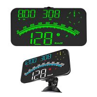 【YF】 Car HUD Speedometer Clock Odometer Head Up Display Digital GPS Alarm On Board Computer Windscreen Projector Interior Cartronics