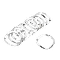 UXCELL 10Pcs Washers 25x31x0.3/27x34x0.4mm 304 Stainless Steel Wave Spring Washer for Screw Bolt Gaskets Home Improvement