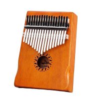 【YF】 Kalimba 17 Keys Thumb Mahogany Acacia Wood Musical Instruments Music Lovers Playing Accessories Kids Beginners