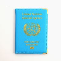 【LZ】 United Nations Diplomatic Passport Cover for Men and Women Special Agency Covers for Passports Laissez-passer Passport Holder