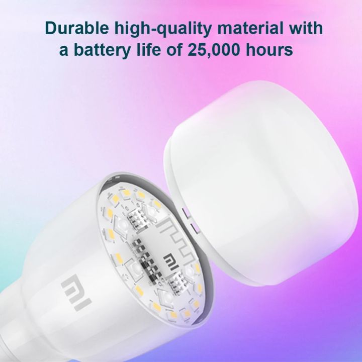 global-version-xiaomi-led-smart-bulb-lite-color-amp-white-app-wifi-voice-control-9w-950-lumens-16-millions-color-temperature-lamp