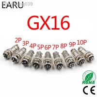 1set 5/8 quot; GX16-2/3/4/5/6/7/8/9/10 Pin Male Female 16mm Circular Connector Wire M16 GX16 Aviation Connector Socket Plug Metal