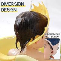 Crown Adjustable Baby Shower Cap Bath Wash Hair Cute Protect Children Hat Waterproof Prevent Water Into Ear For Kids Color
