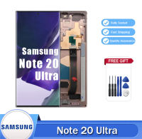 AMOLED ชิ้นส่วนประกอบหน้าจอดิจิตอลสัมผัสหน้าจอ LCD เฉียบ20 Samsung Galaxy Note สำหรับ SM-N985F SM-N985F/DS LCD
