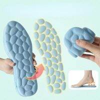 Massage Memory Foam Insoles Sports Running Insoles For Feet Shoes Soles Breathable Cushion cobblestone design Orthopedic Insoles