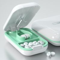 【CW】▨  Pill Cutter Drug Tablet 4 Colors Storage Crusher