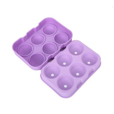 3D Rectangle Ball Ice Cube Maker Ice Ball Mold Silicone Ice Cube Trays for For Party Bar Summer Whisky Drinks Silicone Molds Ice Maker Ice Cream Mould