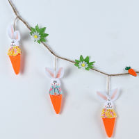 160CM Easter Bunny Party Pull Flag Pendant Festival Shopping Mall School Interior Decoration Props