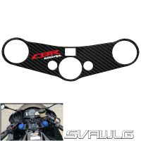 Motorcycle Carbon Fiber Triple Tree Clamp Decal Stickers For HONDA CBR600RR CBR600 RR CBR 600 RR 2007 2008 2009 2010 2011 07-11