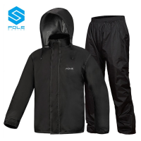 Pole raincoat mens and womens cycling suit Motorcycle raincoat, double layer, full body fishing, hiking, rain proof