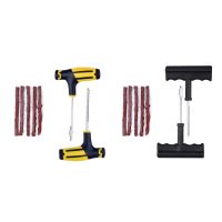 Tire Repair Tools  for ATV T-Handle Tire Repair Plugs with Rubber Strips D7WD Tire Repair ToolsTires  Tubes