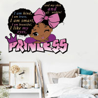 Big eyes Cute princess Wall Stickers For Kids Room mural Fairy tale Cartoon decals DIY Decor Girls Room Decoration gift.