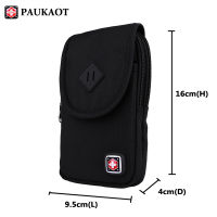 PAUKAOT Men Waist packs Cell Phone Fanny Pack Waterproof Bum Hip Belt Bag Zipper Pouch purse Small Pockets For Men