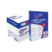 คิวบิซ กระดาษถ่ายเอกสาร A4 70 แกรม 500 แผ่น x 5 รีม - Q-BIZ Copy Paper A4 70 Gsm. 500 Sheets (5 Reams)