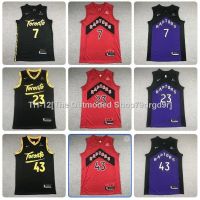 ◑ Classic Hot-Selling Raptors No. 43 Siahcam Jersey 7 Lorry 23 Van Freet Vintage Embroidered Basketball Uniform Men 199091