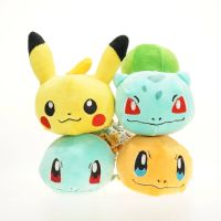 ของเล่นนอนสบายน่ารัก Pikachu &amp; Bulbasaur &amp; Squirtle &amp; Charmander Big Head