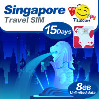 Happy - Singapore 15 Days 8GB Unlimited Data Travel Sim