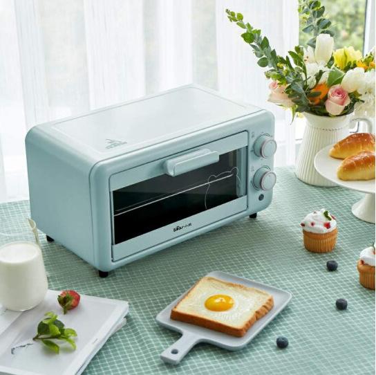 12L, Black Timing Function Household Mini Double-Layer Convection Oven Oven Air Fryer Drawer Type Slag Tray Multi-Function Household Oven Retro Oven 