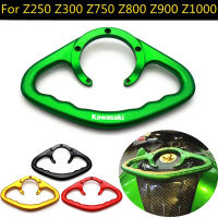 สำหรับ Kawasaki Z800 Z 800 Z900 Z1000 Z1000/SX Z250 Z300 Z750 ZX-10R Versys 650 1000 Vulcan 650 S Z900/RS ที่ยึดถังเชื้อเพลิงรถมอเตอร์ไซค์หลังมือจับผู้โดยสารถังน้ำมันเชื้อเพลิงที่จับที่เท้าแขน