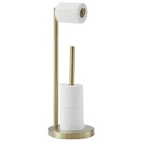 Toilet Paper Roll Holder Featured Paper Towel Dispenser Stainless Steel for Bathroom