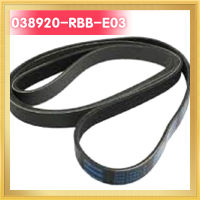 ZR สำหรับ38920-RBB-E03ส่วนสายพานพัดลมไดรฟ์คดเคี้ยวสำหรับฮอนด้าแอคิวรา2007-2009 CR-V 2004-2008 TSX 2.4L 38920-RBB-E01 38920-RBB-E02