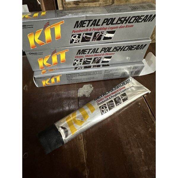 Kit Metal Polish Cream 50 gr kit metal pengkilap chrome dan besi Lazada Indonesia
