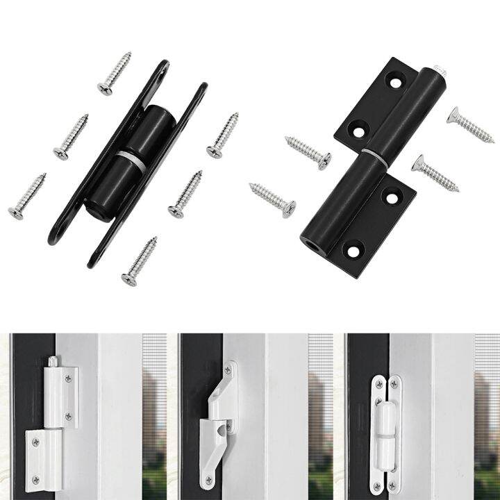 plastic-steel-flat-hinge-folding-hinge-aluminum-alloy-screen-window-loose-leaf-detachable-hinge-home-improvement-door-hardware