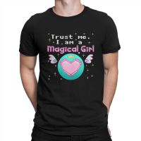 Magical T Shirt Men Pure Cotton Novelty T-Shirt Crewneck Tokyo Mew Mew Japanese Anime Tee Shirt Short Sleeve Clothing