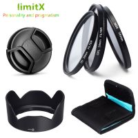 49mm Filter Kit UV CPL ND4 Bayonet Reversible Lens Hood Cap For Canon RF-S 18-45mm STM Lens on EOS R50 R10 R7 Camera