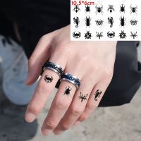 Waterproof Temporary Tattoo Stickers Cute Scorpion Spider Crab Small Element Flash Tatoo Fake Tatto Neck Wrist Arm for Women Men