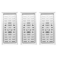 3X Large-Traffic Stainless Steel Bathroom Shower Square Floor Waste Grate Sanitary 20cm X10cm Floor Drain