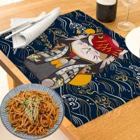 【CC】✺✲  Original Design Plutus cat Placemat Japan Eat Udon noodles Table Desktop Cartoon Cup Coaster