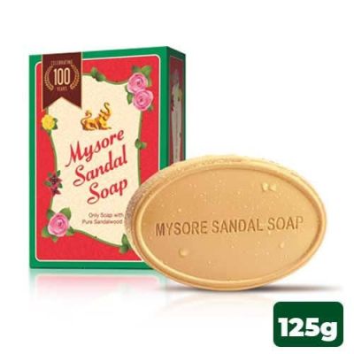 Mysore Sandal Soap สบู่ ไมซอร์ ซันดัล น้ำมันแก่นจันทร์ ผิวใส ลดกลิ่นตัว ลดผิวแห้งผื่นคัน (ใช้ได้นานมากกกกก)