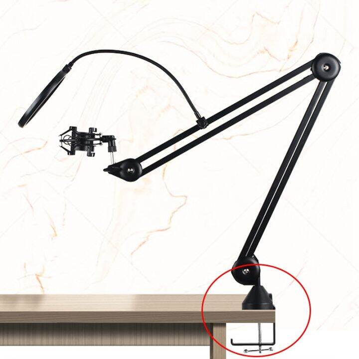 heavy-duty-metal-table-mounting-clamp-cantilever-bracket-clamp-for-microphone-suspension-boom-scissor-arm-stand-holder