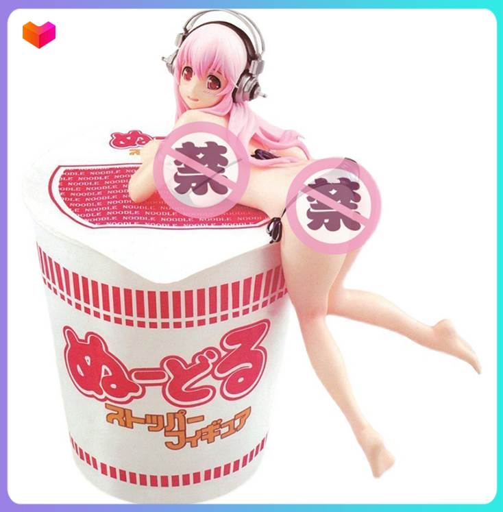 PVC Figure Model Toy Cake Decor New Anime SUPER SONICO Swimwear Ver 