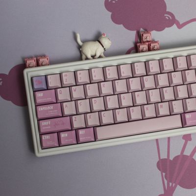 Romantic Crush Keycap Cherry Profile DYE Sublimation Design 138 keys ISO Enter For GH60 GK61 GK64 68 75 82 84 980 104