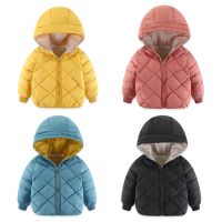 Autumn Winter Down Jacket Kids Keep Warm Thicken Jacket Baby Children Warm Coat Zipper Hooded Costume Girls Boys Outwear